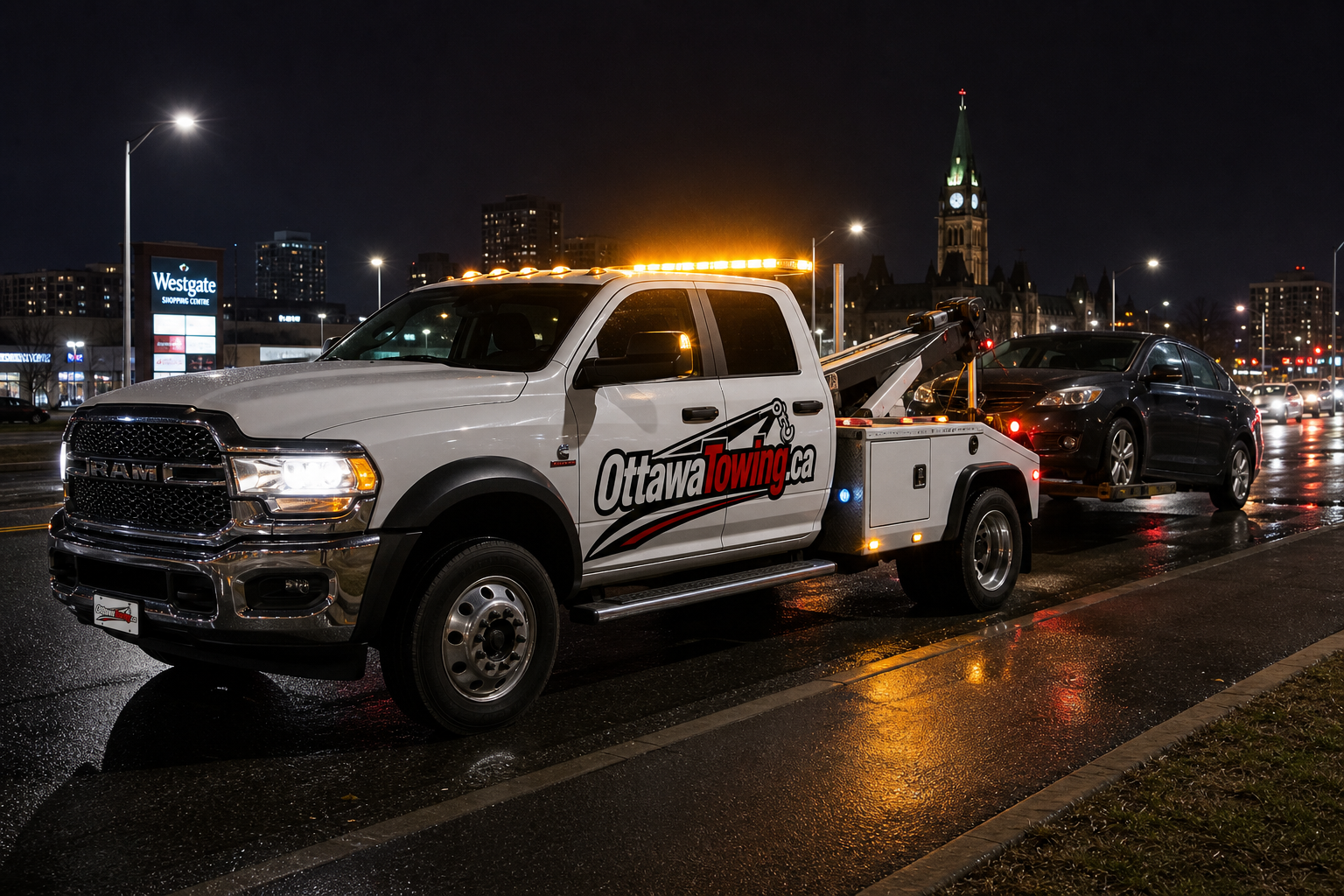 Tow truck service Ottawa roadside assistance for tow truck